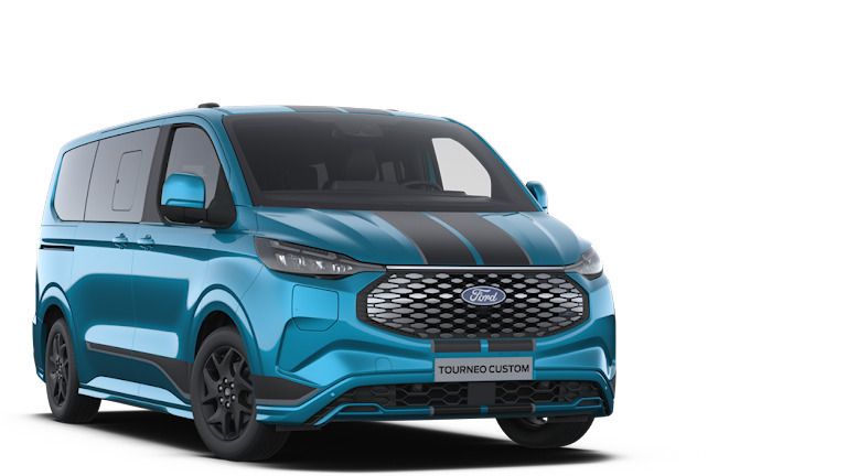 Digital aqua blue metallic Neu 2024 Ford Tourneo Sport | 80.081 € - Bild 1/1
