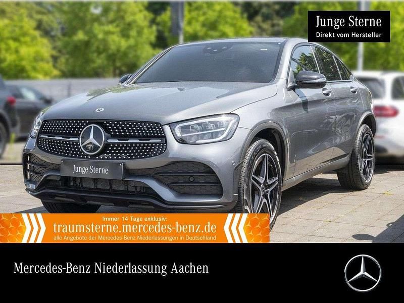Grau Gebraucht 2021 Mercedes GLC300e AMG Coupé | 46.490 € (Fairer Preis) - Bild 1/3