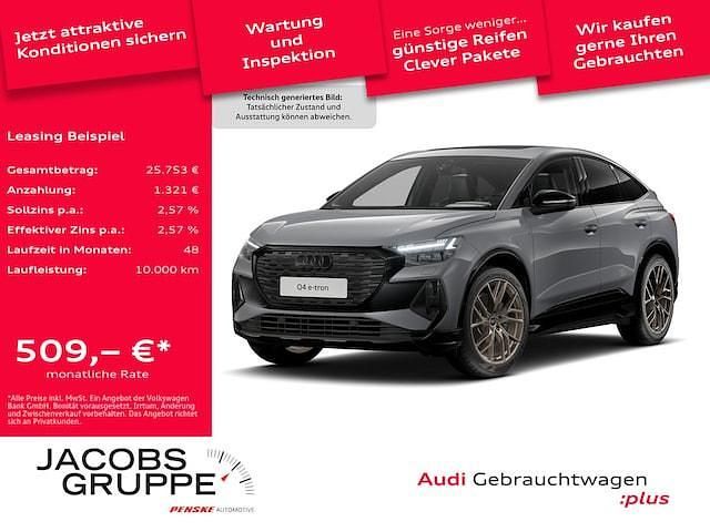 Kieselgrau Gebraucht 2025 Audi Q4 Sportback e-tron Ambiente SUV | 54.569 € (Teuer) - Bild 1/4