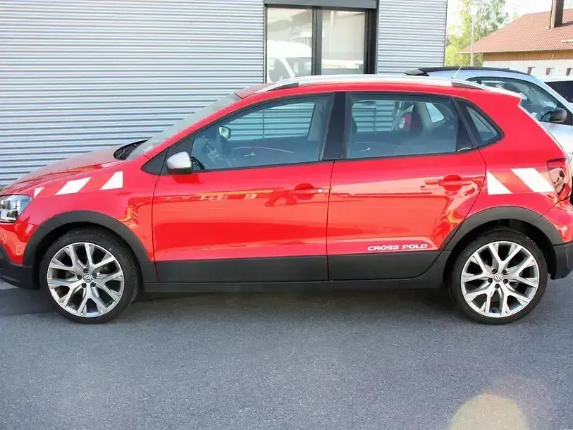 Gebraucht VW Polo Cross 90 PS (66 kW) 2016 Rot Kleinwagen