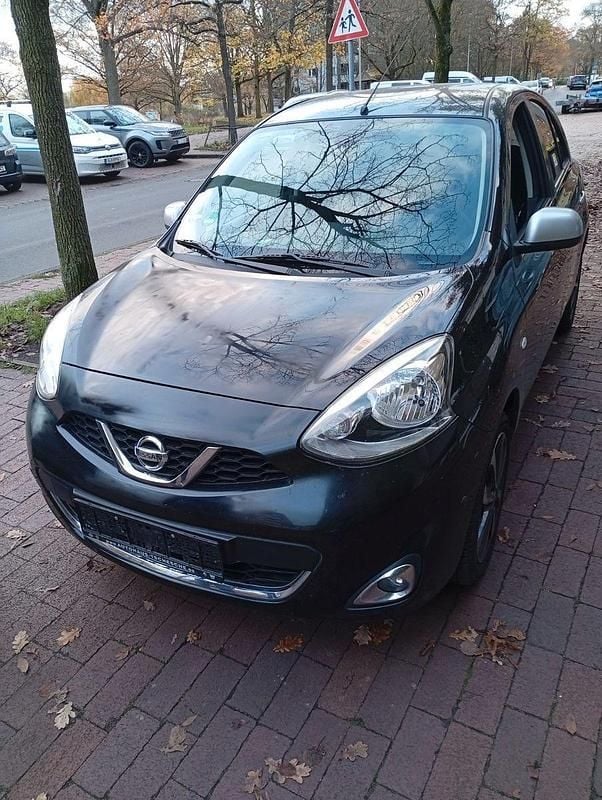 Schwarz Gebraucht 2016 Nissan Micra Kleinwagen | 5.300 € (Fairer Preis) - Bild 1/4