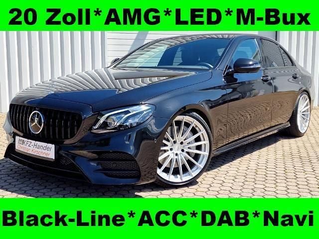 Schwarz Gebraucht 2020 Mercedes E350 AMG Limousine | 40.980 € (Fairer Preis) - Bild 1/4
