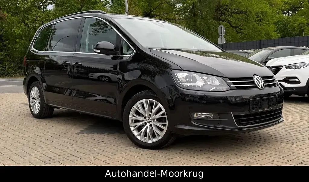 Gebraucht VW Sharan 150 PS (110 kW) 2018 Schwarz Van / Kleinbus