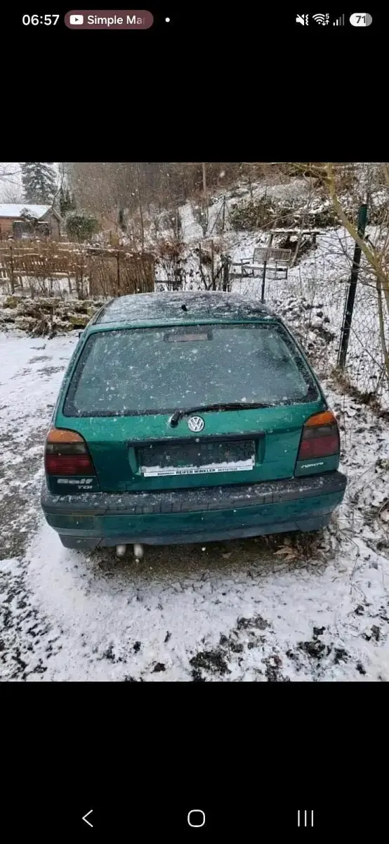 Gebraucht VW Golf III 90 PS (66 kW) 1997 Grün Kleinwagen