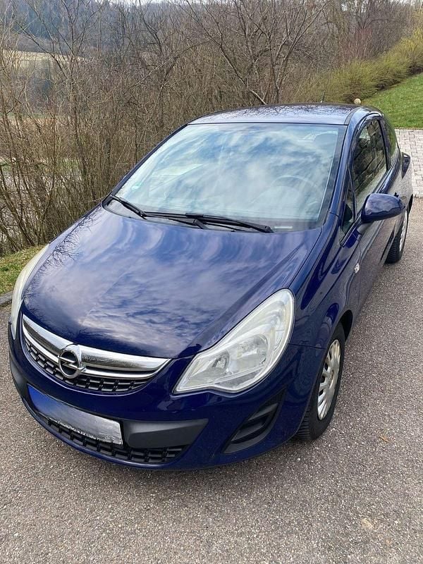 Blau Gebraucht 2011 Opel Corsa Selection Kleinwagen | 900 € (Superpreis) - Bild 1/4