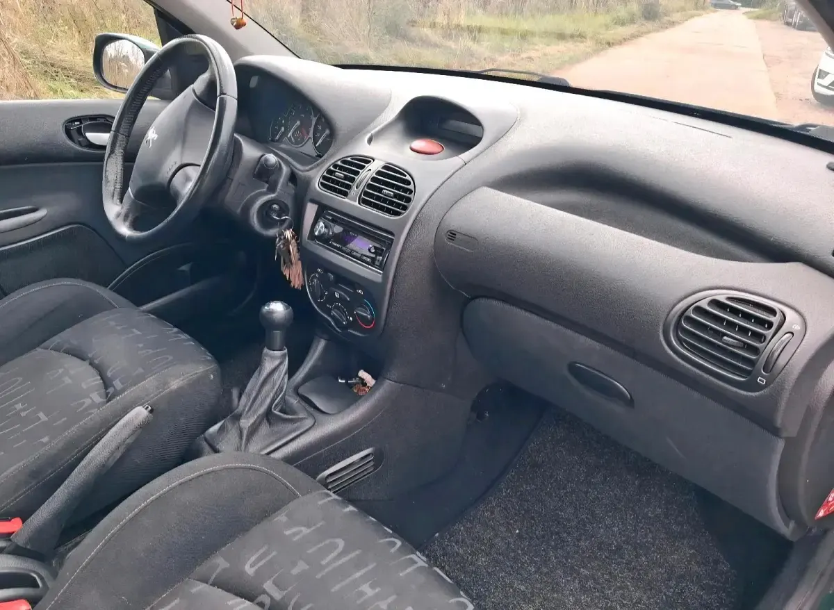 Gebraucht Peugeot 206 75 PS (55 kW) 2002 Grün Kleinwagen