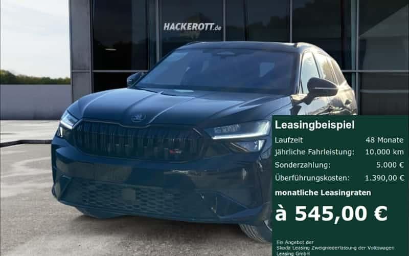 Schwarz Neu 2025 Skoda Kodiaq RS SUV | 59.490 € (Etwas zu teuer) - Bild 1/4