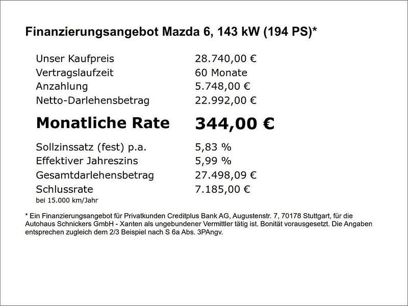 Gebraucht Mazda 6 Takumi-Line 194 PS (142 kW) 2023 Grau Limousine
