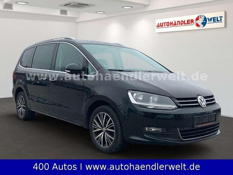 Gebraucht VW Sharan Allstar 150 PS (110 kW) 2016 Schwarz Van / Kleinbus