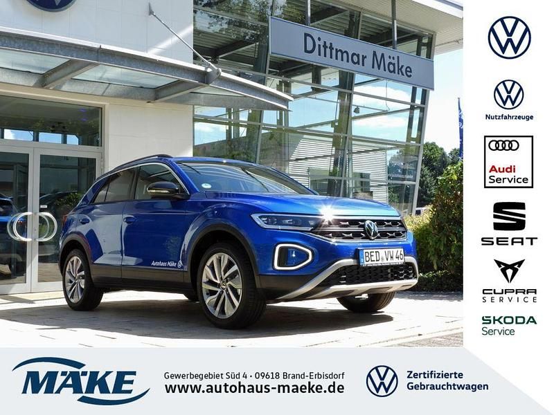 Blau Gebraucht 2024 VW T-Roc Goal SUV | 35.850 € (Fairer Preis) - Bild 1/4