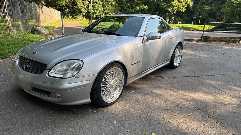 Silber Gebraucht 2001 Mercedes SLK200 Cabrio | 4.500 € (Superpreis) - Bild 1/4
