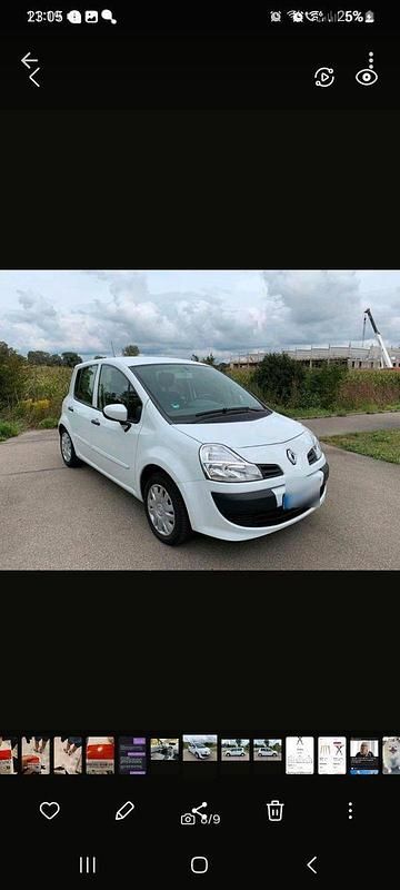 Weiß Gebraucht 2010 Renault Modus Expression Van / Kleinbus | 2.800 € - Bild 1/4