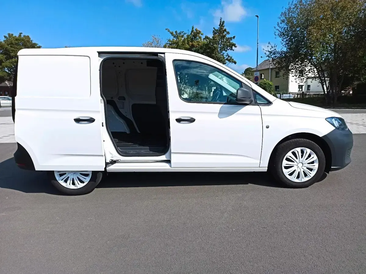 Gebraucht VW Caddy 122 PS (89 kW) 2021 Weiß Van / Kleinbus