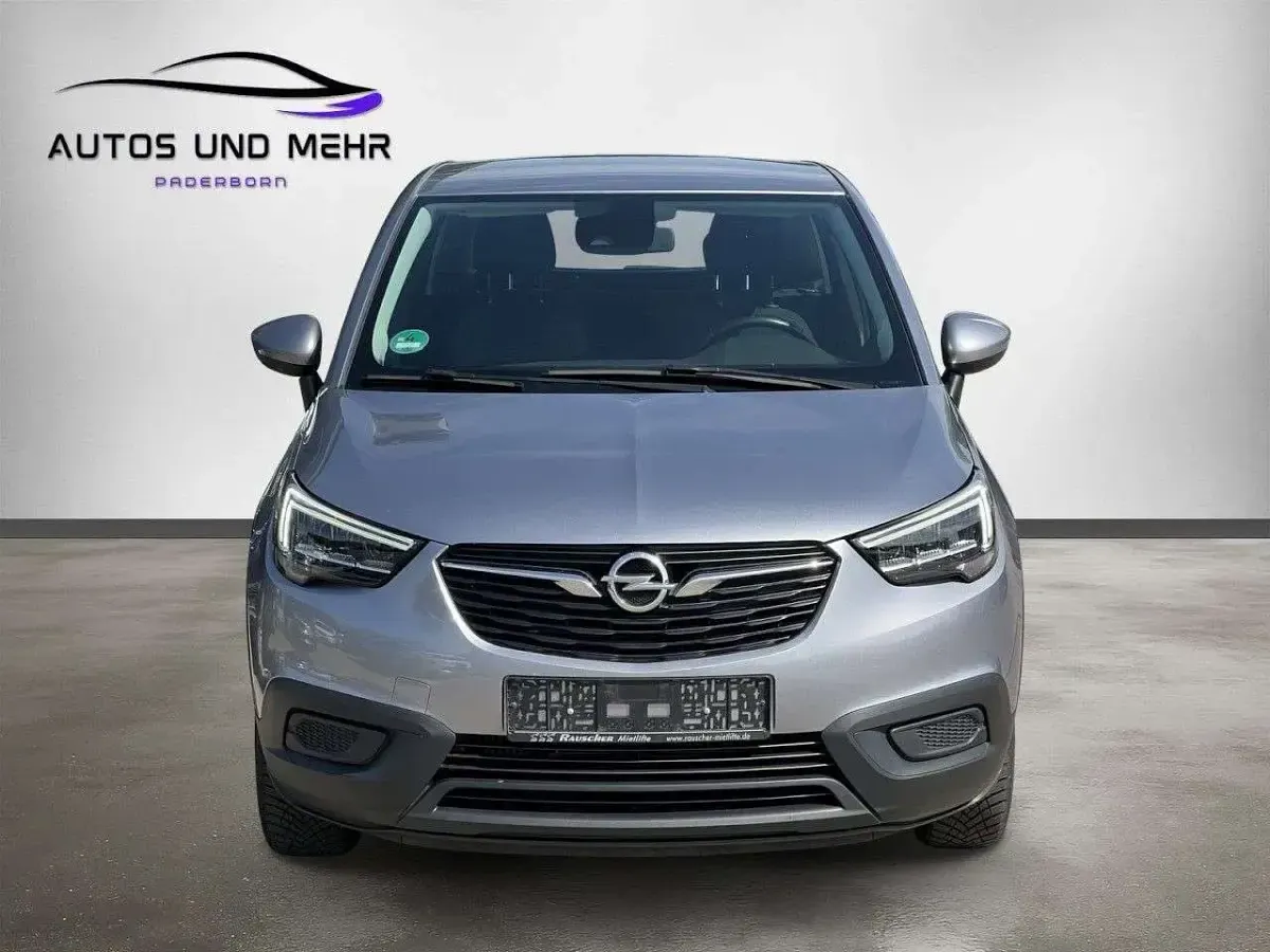 Gebraucht Opel Crossland X Edition 131 PS (96 kW) 2021 Kontrast grauquarz silber SUV