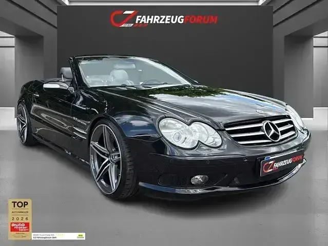 Gebraucht Mercedes SL55 AMG AMG 500 PS (367 kW) 2004 Schwarz Cabrio