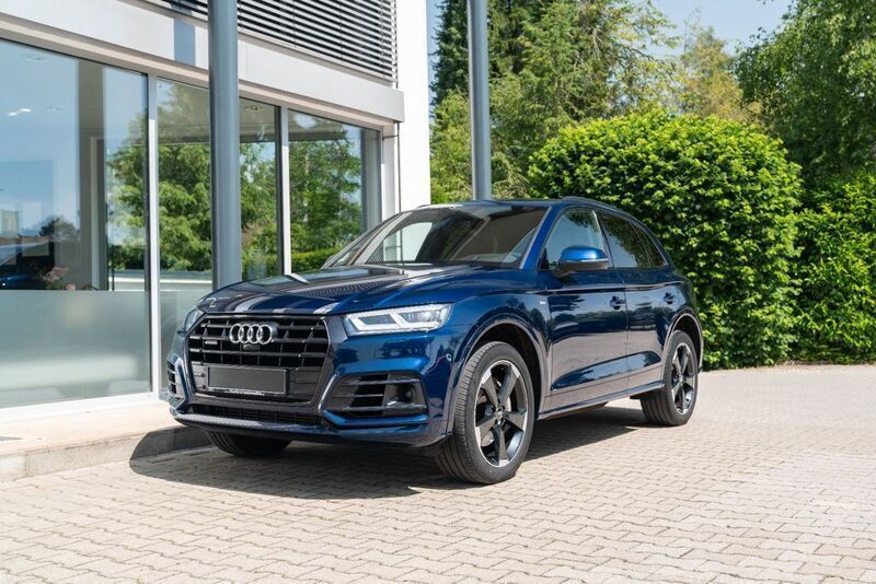 Navarrablau metallic Gebraucht 2019 Audi Q5 S-Line SUV | 34.900 € (Guter Preis) - Bild 1/4