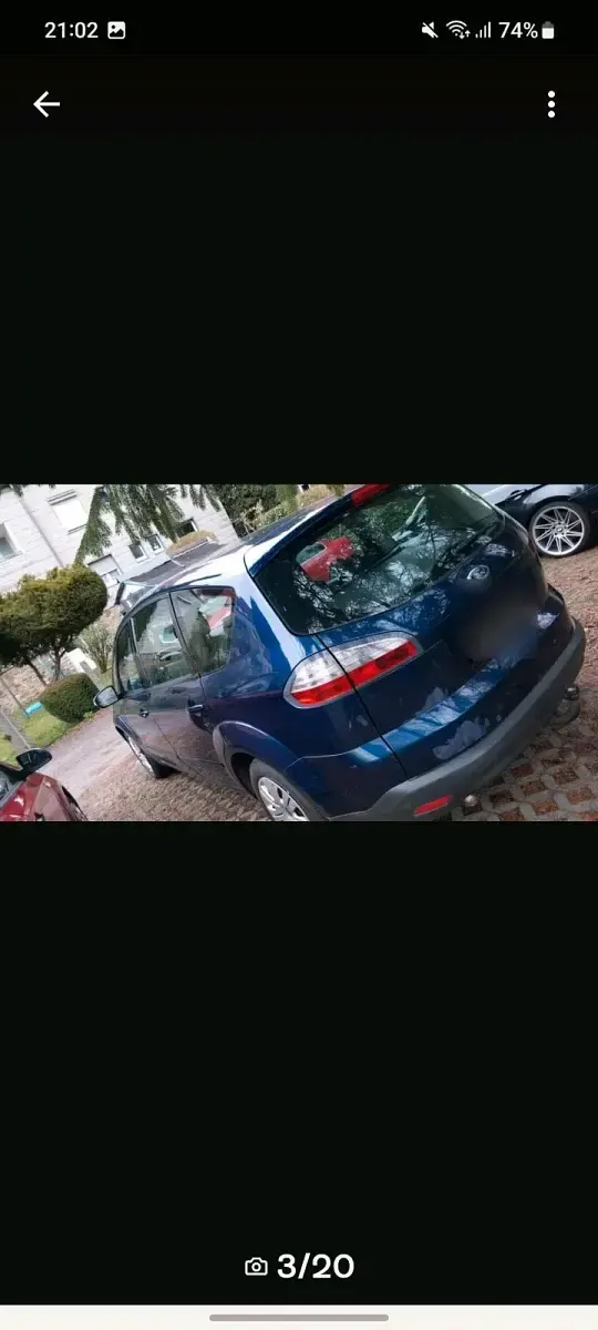 Gebraucht Ford S-MAX S 140 PS (102 kW) 2007 Blau Van / Kleinbus