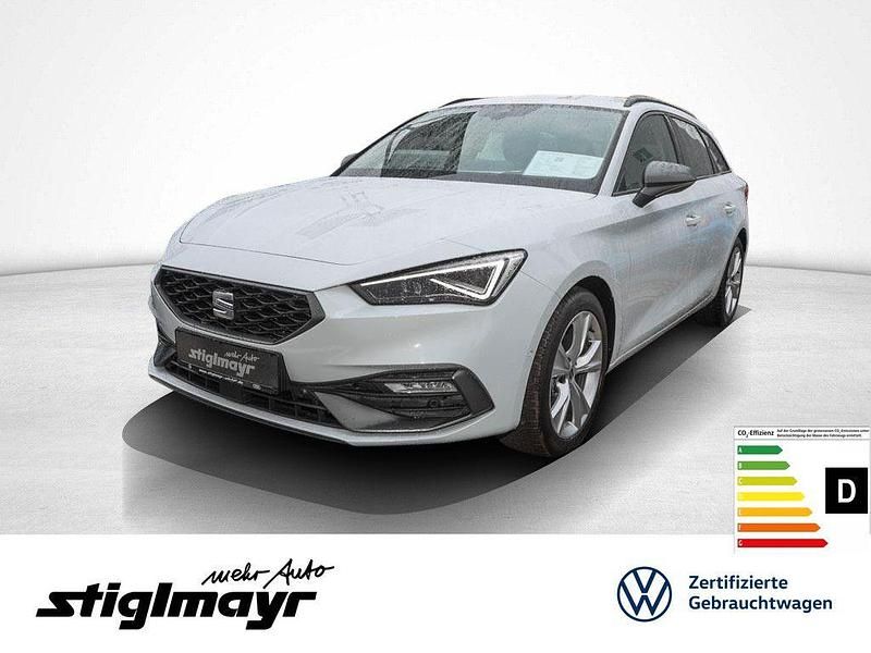 Nevada weiss Gebraucht 2025 Seat Leon FR-Line Kombi | 27.390 € (Fairer Preis) - Bild 1/4