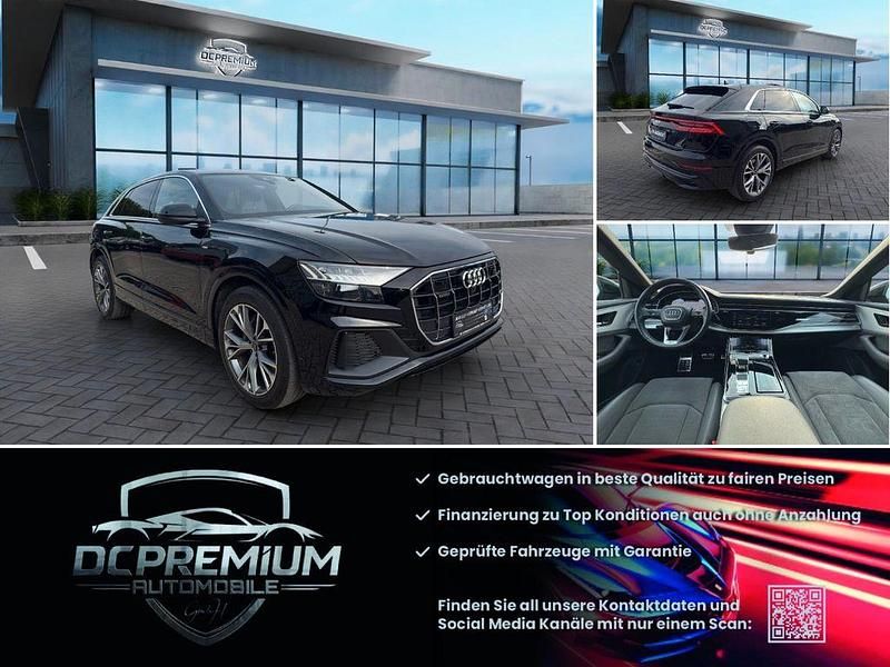 Brillantschwarz Gebraucht 2021 Audi Q8 S-Line SUV | 58.990 € (Superpreis) - Bild 1/4
