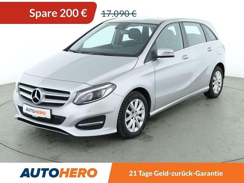 Polarsilber Gebraucht 2016 Mercedes B200 Style Van / Kleinbus | 16.890 € (Fairer Preis) - Bild 1/3