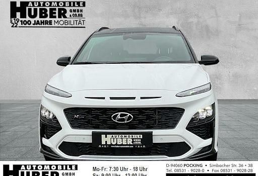 Gebraucht Hyundai Kona N Line 120 PS (88 kW) 2021 Schwarz metallic SUV