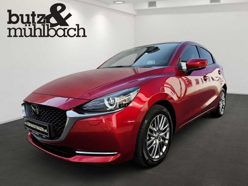 Soul red crystal (metallic) Gebraucht 2021 Mazda 2 Sports-Line Limousine | 17.980 € (Fairer Preis) - Bild 1/4