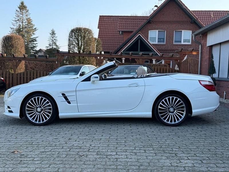 Gebraucht Mercedes SL500 435 PS (319 kW) 2013 Weiß Cabrio