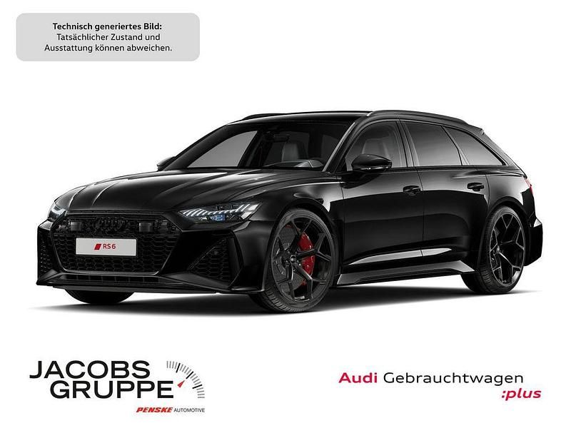 Mythosschwarz metallic Gebraucht 2024 Audi RS6 Performance Kombi | 119.930 € (Guter Preis) - Bild 1/4