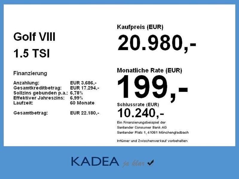 Gebraucht VW Golf VIII 2024 Weiss