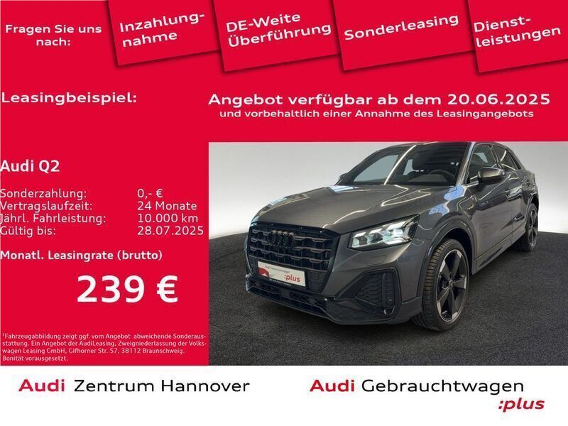 Daytonagrau perleffekt Gebraucht 2024 Audi Q2 S-Line SUV | 36.450 € (Teuer) - Bild 1/4