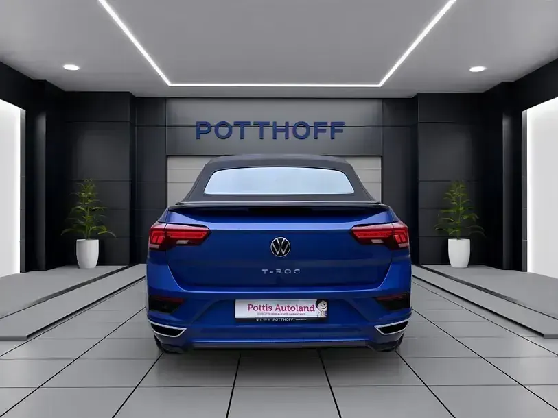 Gebraucht VW T-Roc Cabriolet Style 150 PS (110 kW) 2022 Blau Cabrio