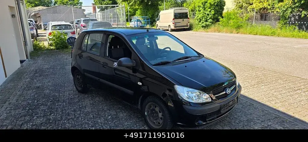 Gebraucht Hyundai Getz Basis 67 PS (49 kW) 2008 Schwarz Kleinwagen