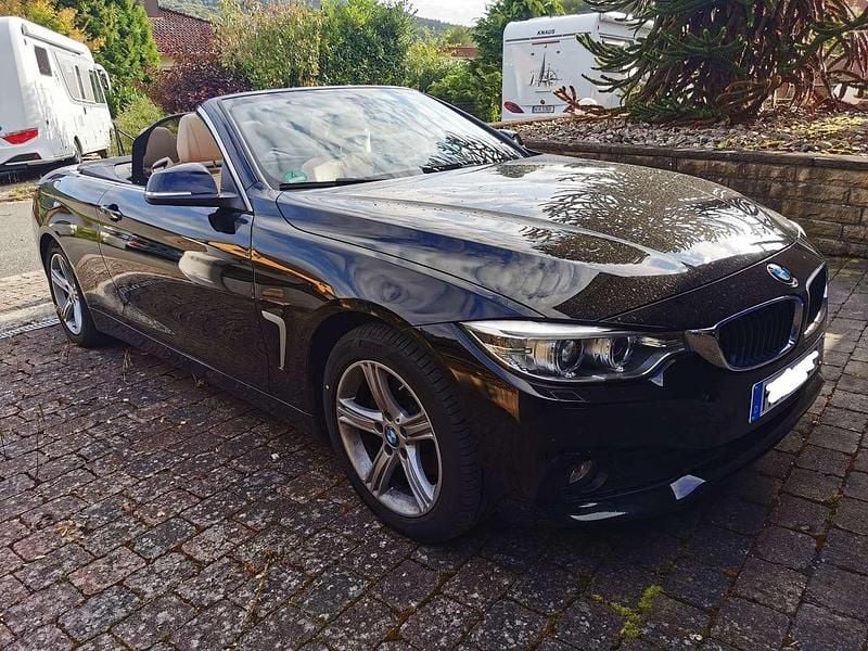 Schwarz Gebraucht 2017 BMW 420 Advantage Cabrio | 18.500 € (Guter Preis) - Bild 1/4