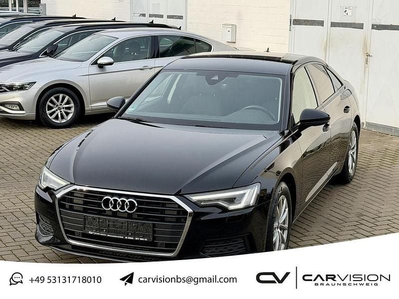 Brillantschwarz Gebraucht 2022 Audi A6 Limousine | 28.999 € (Guter Preis) - Bild 1/4