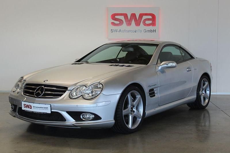 Schwarz metallic Gebraucht 2007 Mercedes SL55 AMG AMG Cabrio | 47.990 € (Fairer Preis) - Bild 1/3