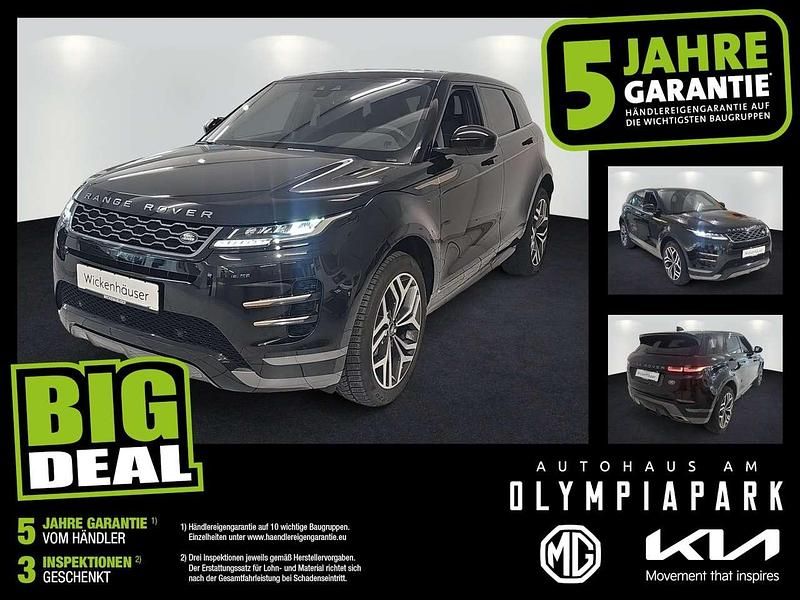 Santorini black (metallic) Gebraucht 2020 Land Rover Range Rover evoque Basis SUV | 32.975 € (Fairer Preis) - Bild 1/4