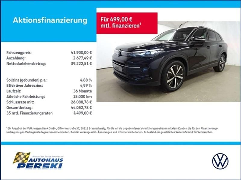 Deep black perleffekt Gebraucht 2024 VW Tiguan Goal SUV | 42.900 € (Superpreis) - Bild 1/4