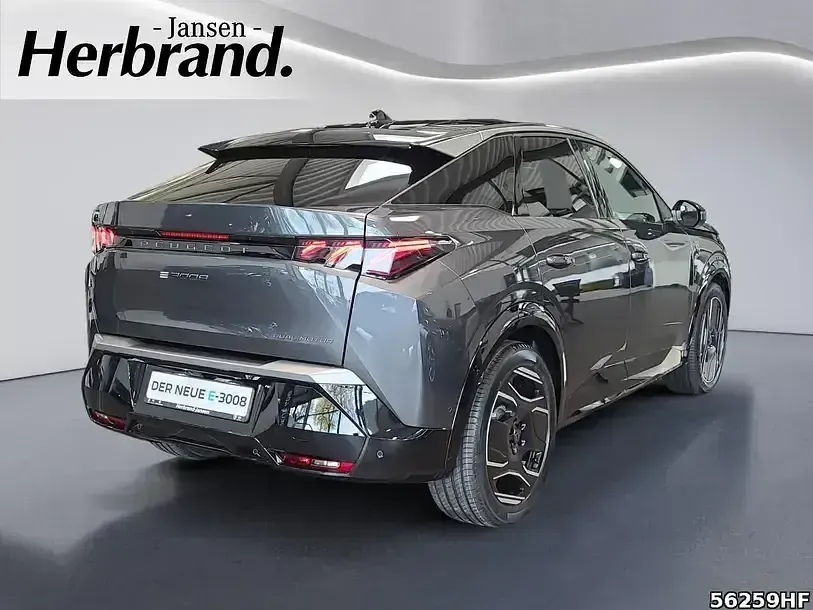 Gebraucht Peugeot e-3008 239 kW (325 PS) 2025 Lackierung titangrau/typ ausse SUV