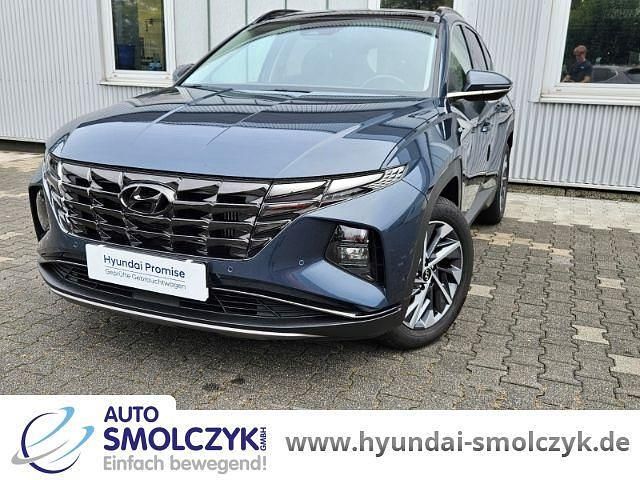 Teal blue / met Gebraucht 2021 Hyundai Tucson Trend SUV | 19.990 € (Fairer Preis) - Bild 1/4