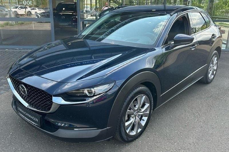 Deep crystal blue Gebraucht 2020 Mazda CX-30 Selection SUV | 19.980 € (Fairer Preis) - Bild 1/4