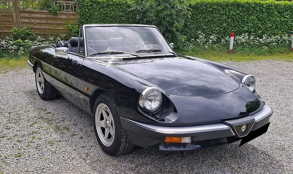 Gebraucht Alfa Romeo Spider 103 PS (75 kW) 1988 Schwarz Cabrio