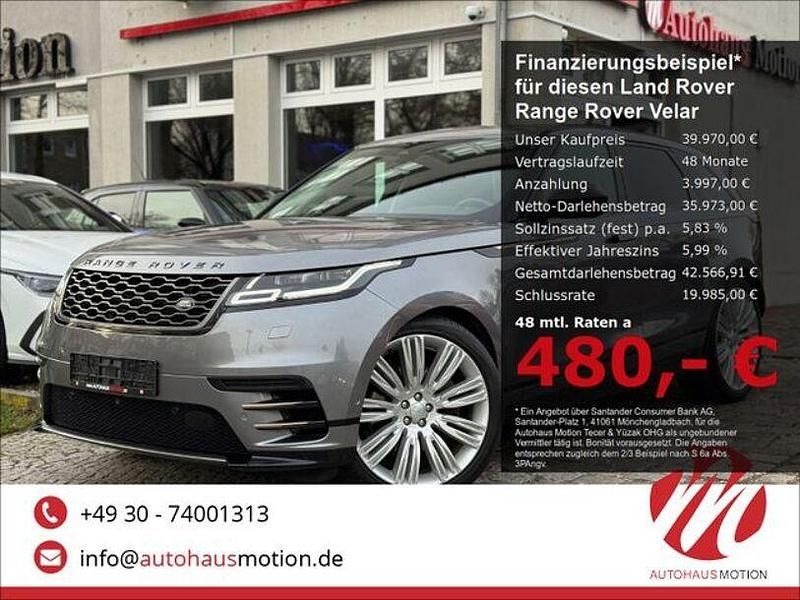 Eiger grey metallic Gebraucht 2021 Land Rover Range Rover Velar R-Dynamic SUV | 39.970 € - Bild 1/4