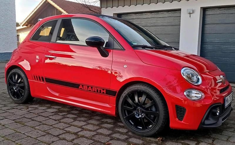 Rot Gebraucht 2021 Abarth 595C Turismo Cabrio | 19.500 € (Fairer Preis) - Bild 1/4