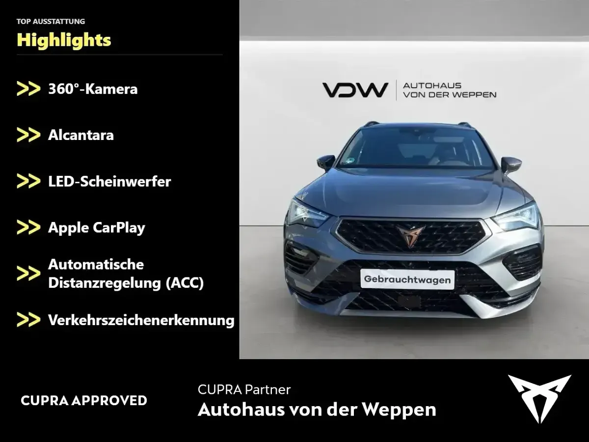 Gebraucht Cupra Ateca VZ 300 PS (220 kW) 2024 Grau SUV