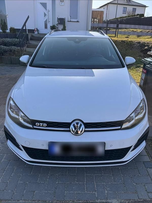 Gebraucht VW Golf VII GTD 184 PS (135 kW) 2018 Weiß Kombi