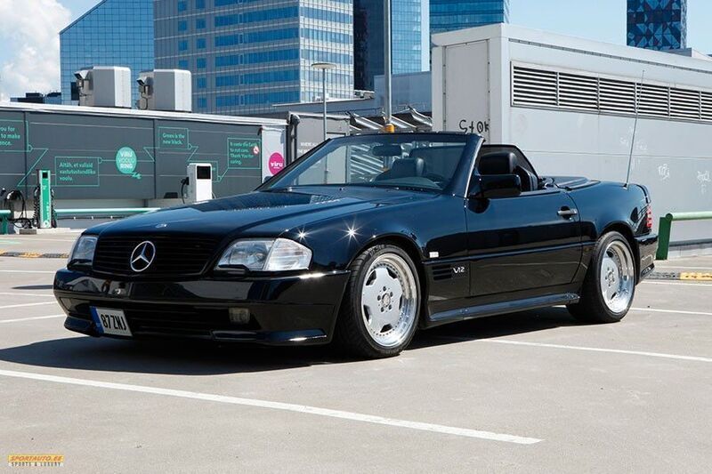 Schwarz Gebraucht 1994 Mercedes SL600 AMG Cabrio | 39.900 € - Bild 1/4