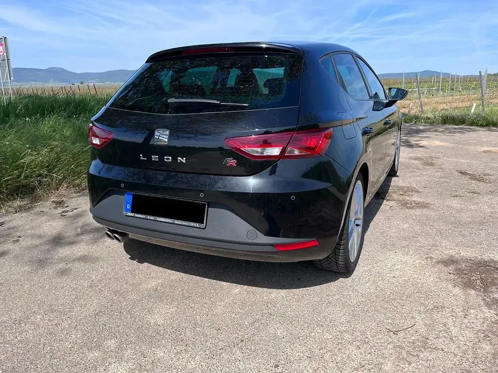 Usata Seat Leon FR 184 CV (135 kW) 2016 Nero Berlina