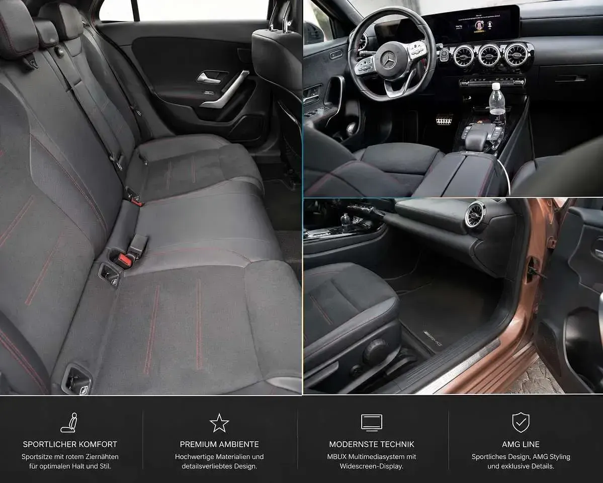 Gebraucht Mercedes A200 163 PS (119 kW) 2023 Braun Limousine