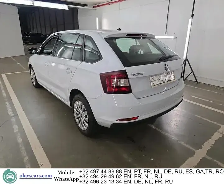 Gebraucht Skoda Rapid Ambition 95 PS (69 kW) 2018 Weiß Kleinwagen