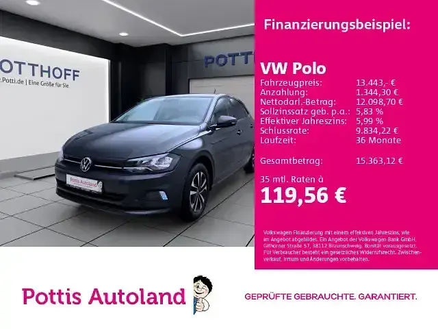 Gebraucht VW Polo United 95 PS (69 kW) 2020 Kleinwagen